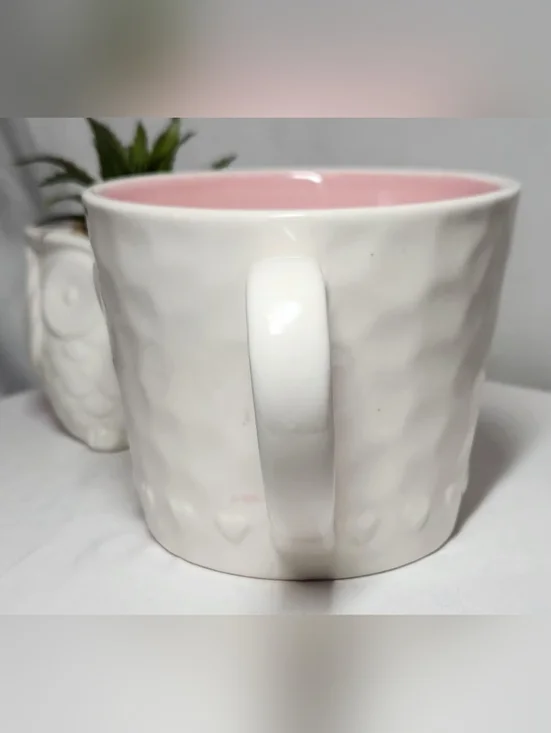 Made In England Harvest Green Studio "Spread the Love" Stonewear Coffee Mug - Picture 3 of 8